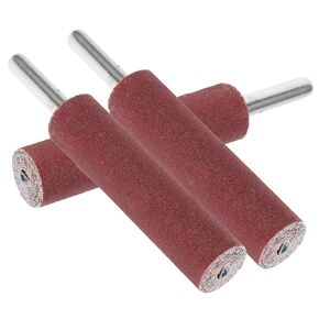 3pcs Cylinder Sanding Drum for Drill Abrasive Cloth Grinding Head Sanding Drum Kit 6mm Handle for DIY Woodworking