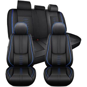 Car Seat Covers for Volvo EX90 2025,Waterproof Leather Seat Covers 5-Seats Standard,Interior Accessories with Airbag,Automobile Seat Cover Sets for EX90(Beige)