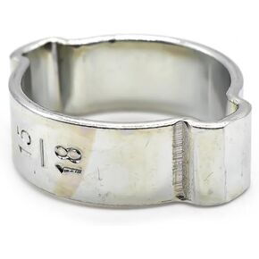 Interstate Pneumatics H618 Double Ear Steel Hose Clamp zinc plated 15-18 mm (25)