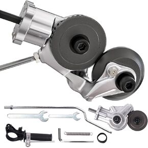 Upgraded Electric Drill Plate Cutter, Sheet Metal Cutter Tool with Adapter for Cutting Various Metals Materials Such As Aluminum,Steel,Copper,Iron