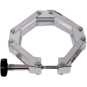 Aluminum Alloy Stainless Steel Vacuum Clamp Vise KF80 Three Stainless Steel Clamp + Gasket