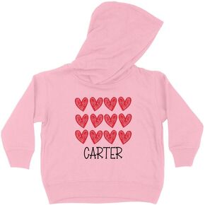 Hearts Carter Kids Hoodie Sweatshirt Toddler