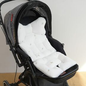 Infant Car Seat Insert Soft Stroller Cushion Insert for Baby Car Seats Carseat Head Support for Newborn Soft Stroller Cushion Insert for Baby Car Seats, Bouncer, Strollers, Swing