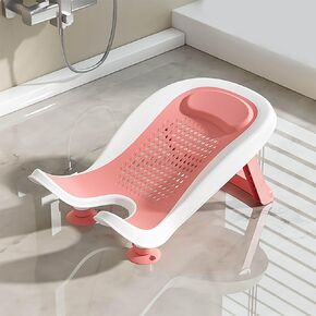Multifunctional Infant Bath Basin,Infant Bathtub with,Lying Down Shower Tub for Home Use on Counters or Bathtubs,Quick Baby Buttock Washing Tool for Daily Use,Shower Support Lying,Foldtable (C)