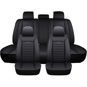 Car Seat Covers Full Set for Toyota Verso 7seats 2011-2016, Waterproof Leather Custom Car Seat Cover, Front Rear Seat Cushion Protector,Beige