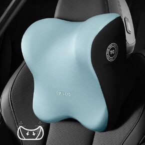 Soft Memory Foam Neck Pillow, Upgrade Car Pillow Back Support Pillow, Comfort & Breathable Car Headrest Cushion, for Car Seat