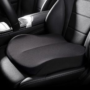 Car Seat Cushion, Universal Adult Car Booster Seat for Driver, Non-Slip Car Seat Cushions to Raise Height 3.9in, Washable Car Seat Booster for Car, Office Chairs, Wheelchair,Grey