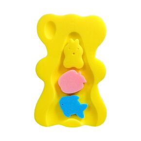 REDYY Newborns Baby Bath Mat Fun and Secure Shower Pad Cushion Bathtub Sponge Mat for Pleasant Bath Hour