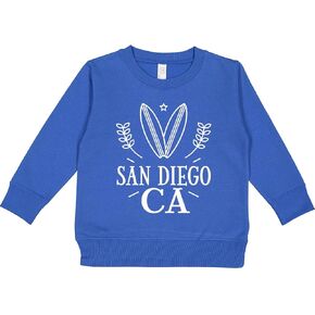 inktastic San Diego California Surfing Toddler Sweatshirt