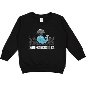 inktastic San Francisco California Whale Watching Toddler Sweatshirt