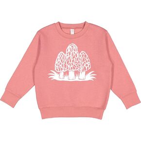 inktastic Retro Morel Mushrooms Toddler Sweatshirt in Saudi Arabia