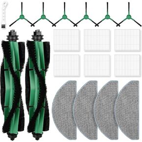 12-Pack Q0520 Replacement Dust Bag Compatible with iRobot Roomba 2 Essential Robot Q052, 105 Combo, Plus 405, Plus 505 Combo Vacuum Cleaner, Disposable Roomba Vacuum Bags Accessories