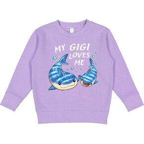 inktastic My Gigi Loves Me- Whale Shark Toddler Sweatshirt
