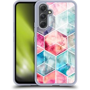 Head Case Designs Officially Licensed Micklyn Le Feuvre Orange Daisies Patterns 6 Gel Case [Military Grade Protection] Compatible with Samsung Galaxy A54 5G