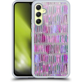 Head Case Designs Officially Licensed Micklyn Le Feuvre Watercolour Heart Connections Patterns Soft Gel Case [Military Grade Protection] Compatible with Samsung Galaxy A34 5G