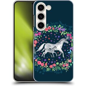 Head Case Designs Officially Licensed Micklyn Le Feuvre Unicorn Mama and Baby Wildlife Hard Back Case Compatible with Samsung Galaxy S23 5G