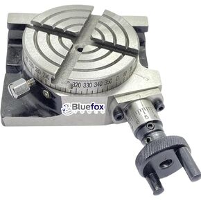 Bluefox 3 "(80mm) جدول دوار طاولة طحن أفقي وعمودي مع 4 T cholt