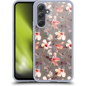 Head Case Designs Officially Licensed Micklyn Le Feuvre Pretty Pastel Hawaiian Florals Gel Case [Military Grade Protection] Compatible with Samsung Galaxy A54 5G