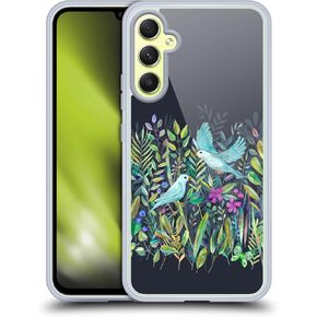 Head Case Designs Officially Licensed Micklyn Le Feuvre Stars and Unicorns On Dark Teal Wildlife Soft Gel Case [Military Grade Protection] Compatible with Samsung Galaxy A34 5G