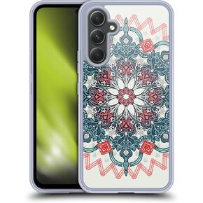 Head Case Designs Officially Licensed Micklyn Le Feuvre Charcoal Lace Pencil Doodle Mandala 3 Gel Case [Military Grade Protection] Compatible with Samsung Galaxy A54 5G