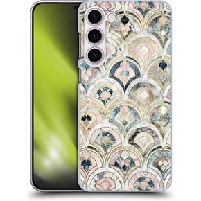 Head Case Designs Officially Licensed Micklyn Le Feuvre Gilded Stone Tiles Marble Patterns Hard Back Case Compatible with Samsung Galaxy S23+ 5G