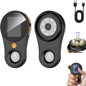 Hailoyearn Magnifying Glass, Portable Handheld Magnifying Glass, Portable Handheld USB Digital Microscope Macro Camera, 2.0 Inch IPS Color Screen (Black)