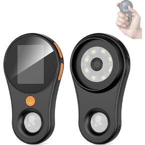 Hailoyearn Magnifying Glass, Hailoyearn Portable Handheld Magnifying Glass, Portable Handheld Digital Microscope with Light, 500x Fixed Magnification Microscope (Black)