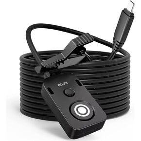 Small Release Shutter Remote Control Cable RC-301 S2 for Sony Support Video Camera Cable a7m4 a7r4 a7r2 r3 m2 a9 a1 a6600 a6500 (500cm/196in)