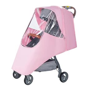 Stroller Rain Cover for Outdoor Windproof Spittle-Proof Compact Storage
