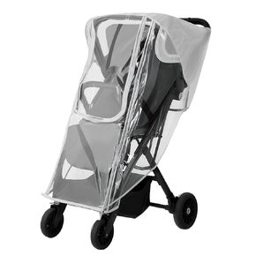 Stroller Rain Cover for Nuna - Waterproof & Windproof Weather Shield for Nuna Baby Strollers | Universal Fit for Nuna Mixx, Nuna TRVL & More | See-Through Window & Mesh Vents
