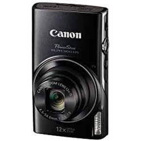 Canon PowerShot ELPH 360 HS with 12x Optical Zoom and Built-in Wi-Fi(Black)