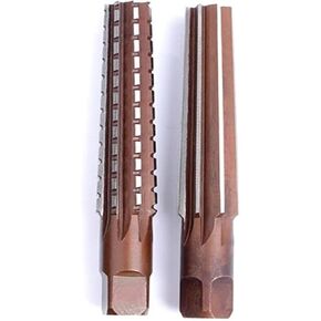 Straight Shank Morse Reamer HSS Taper-Shank Vertical Hobbing Cutter Tooling ConeHand Shanking Mohs Machining Tools Extended(NO 4 (A and B))