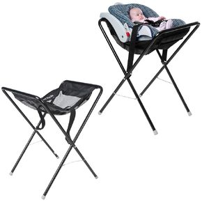 Koala Kare Infant Seat Kradle-حامل حاملة أطفال آمنين مرتفعة مع أرجل فولاذية أنبوبية ، تصميم قابلة للطي ومضغوط ، شبكة قابلة للغسل الماكينة (طراز KB115-02)