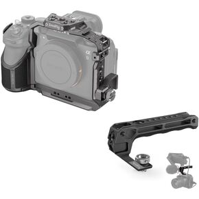 SmallRig Camera Cage for Sony Alpha 9 III + Top Handle with 3/8"-16 Locating Pins for ARRI