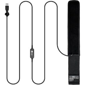 JJC Lens Dew Heater Strip, USB Lens Warmer with Temperature Regulator, Condensation Prevention for Telescopes Mirrorless Dsgraphy Lens Telescope Eyepieces in 3.15"/80mm-4.33"/110mm