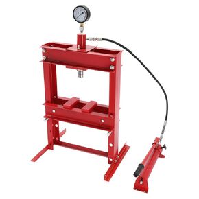 10 طن من الصحافة الهيدروليكية ، وضغط المتجر الهيدروليكي للثقيلة مع الضغط على Guage H-Frame Floor Floor Floor Press لمحلات تصليح السيارات ، وورش عمل ميكانيكية ، وكراجات