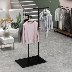 Coat Rack Stand Clothes Rack Stand, Hanging Retail Display Racks, Dress Suit Scarves Storage Commercial Shelves, Home Bedroom Hall Shop Industrial Garment Racks ( Color : Gold , Size : 60x40x100CM/23.