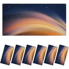 6 Pcs Fluorescent Light Covers for Ceiling Lights Space seamless for kids children nursery room for gift paper Decorative Magnets Light Filters for Office Home Classroom Must Haves 4’ x 2’