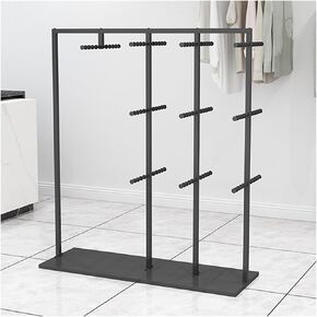 Clothing Store Underwear Rack, Boutique Retail Display Racks, Shorts Swimwear Sock Scarf Storage Commercial Shelves, Space-saving Double-sided Garment Rack ( Color : White , Size : 130x40x130CM/51.19x