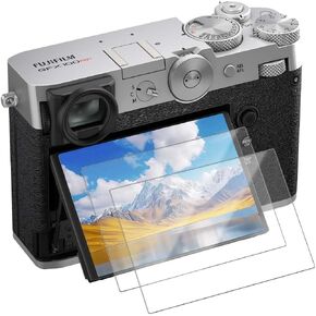 2-Pack Screen Protector for Fujifilm GFX100RF- 9H Hardness Tempered Glass for for Fujifilm GFX100RF Digital Camera, Anti-Scratch, Bubble Free, HD Clarity