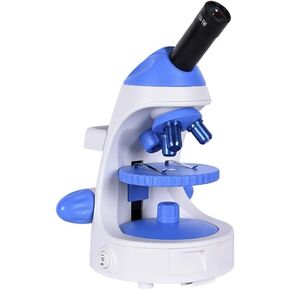 Microscope 1600X Monocular Biological Zoom Microscope(Pink)
