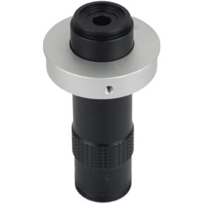 Microscope Industrial Microscope 5X-130X C-Mount Lens Monocular Video Magnifying Glass