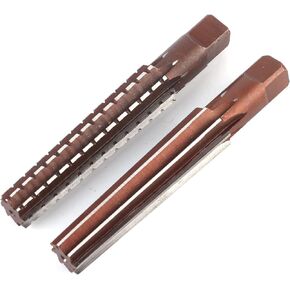 2pcs HSS MT3 Taper Cutting Reamer Cutter Tool Set Straight Shank for Mould and Handicraft Processing, Widely Used for Bore Machining on Iron, Wood with