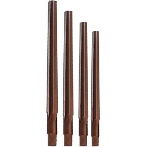 4PCS 1:50 Conical Degree Sharp Manual Pin Taper Shank Hand Reamer 4/5/6/8mm Shank Hand Reamer Machine Cutting Tools Milling Cutter
