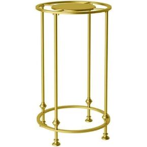 Retail Display Racks, Freestanding Circular Storage Hanging Rail, Garment Rack, Residential Clothing Store Boutique Commercial Shelves, Clothing Scarf Dress Suit Organizer (Color : Gold, Si
