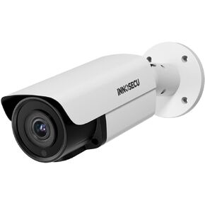5MP PoE Camera, Outdoor Waterproof IP67 Bullet Security IP Camera, Motorized Lens 2.8~12mm 4X Optical Zoom, Built-in Mic, Night Vision up to 120ft, Human/Vehicle Detection, INB5GR56Z