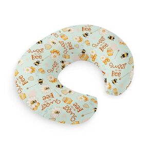 HawSkgFub Safari Jungle African Animal Plant Nursing Pillow Cover Baby Boy, Tropical Palm Leaf Elephant Lion Tiger Giraffe Breastfeeding Pillow Slipcover, Nursing Pillowcase Newborn Infant, Cover Only