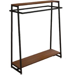 Coat Rack Stand Clothes Rack Stand, Garment Racks, Retail Display Racks, Store Home Bedroom Hotel Hall Storage Holder, Hats Scarves Handbags Dress Suit Shoe Organizer Shelves (Color : Gold,