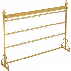 Sock Rack, Clothing Store Underwear Rack, Boutique Retail Display Racks, Multifunctional Shorts Swimwear Shorts Panties Slippers Storage Hanger, Commercial Shelves (Color : Gold, Size : 180
