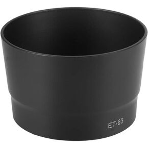 ET63 Camera Hood Lens Mount Black Prevent Glare for Lenses STM EF -S 55‑250 mm